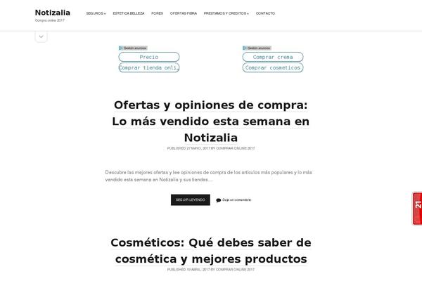 notizalia.com site used Brisko