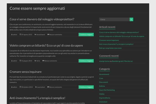 notizieinrete.org site used Storefront Paper