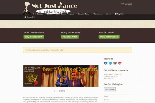 notjustdance.net site used Suco