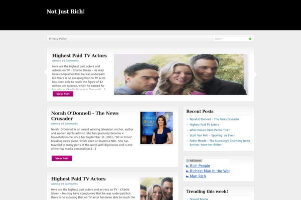 MH Newsdesk theme site design template sample