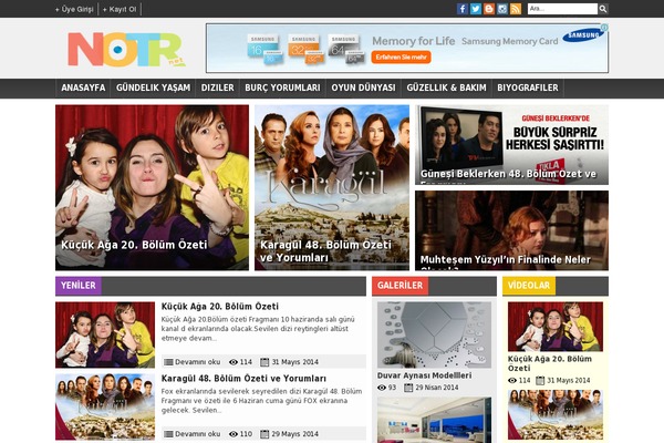 iMagazine theme site design template sample