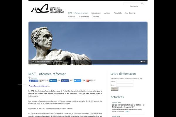 notremanifeste.com site used Creation