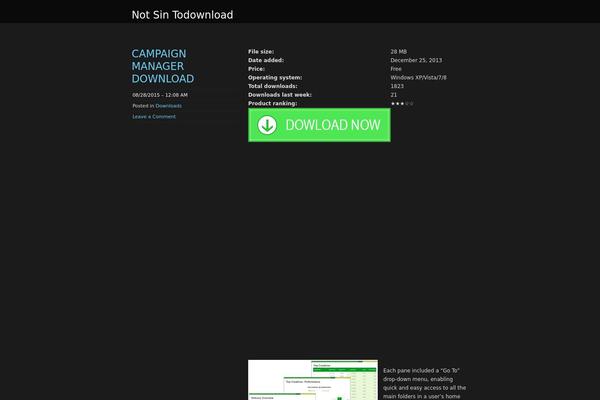 ChaosTheory theme site design template sample