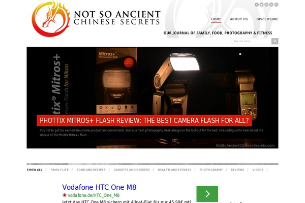Inspire theme site design template sample