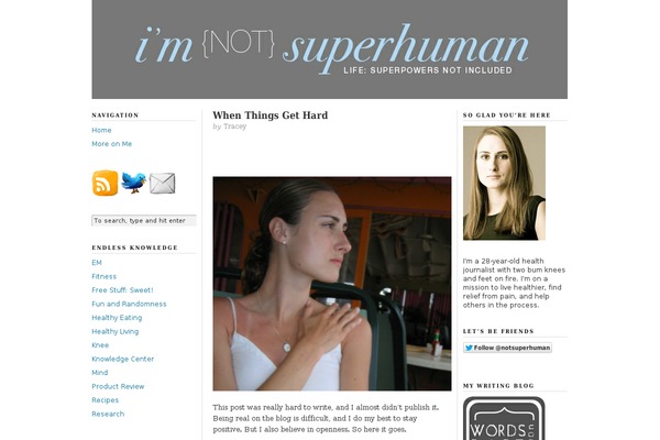 notsuperhuman.com site used Neoclassical