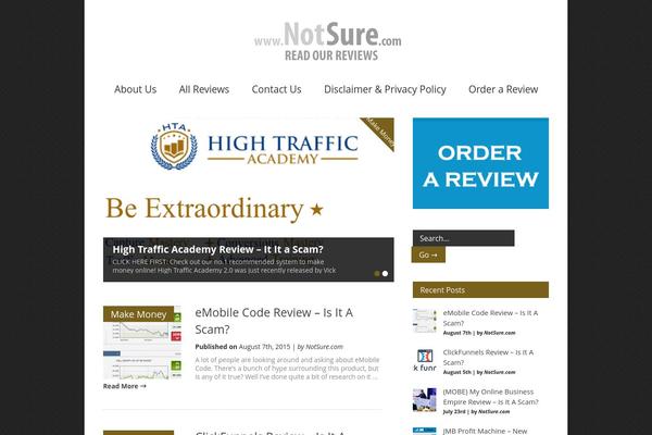 Gonzo theme site design template sample
