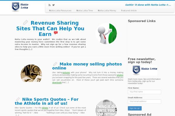 Site using TSP Featured Posts plugin