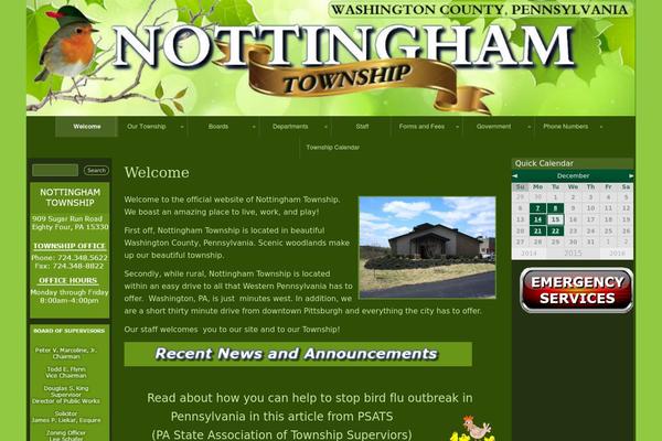 raindrops theme site design template sample