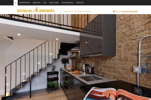 Realto theme site design template sample