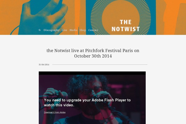 notwist.com site used Memoir-child