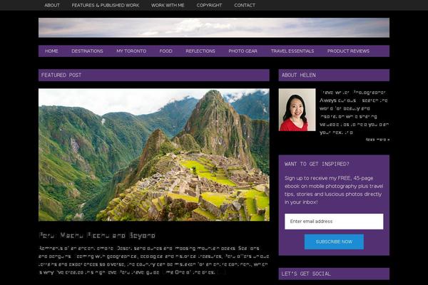 Magazine Pro theme site design template sample
