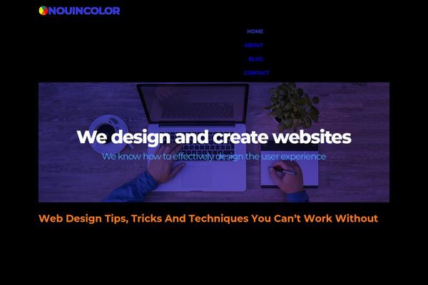 nouincolor.com site used Neve-child