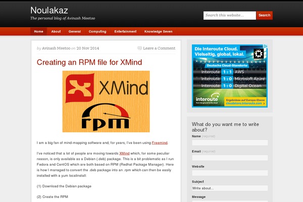 noulakaz.net site used Copyblogger