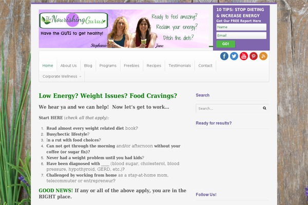nourishinggurus.com site used String
