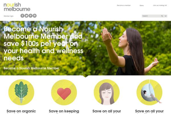 nourishmelbourne.com.au site used Nourish