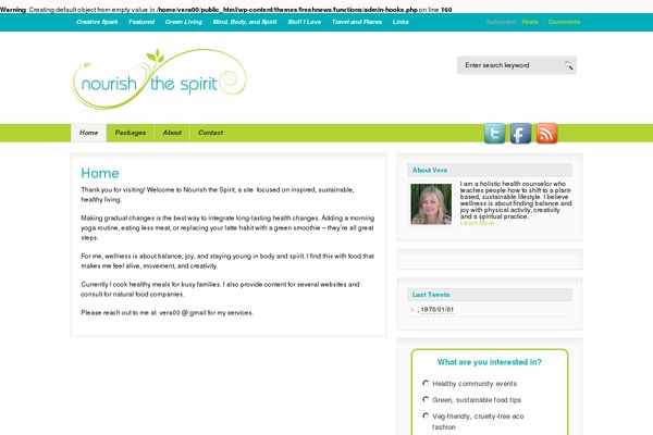 Fresh News theme site design template sample