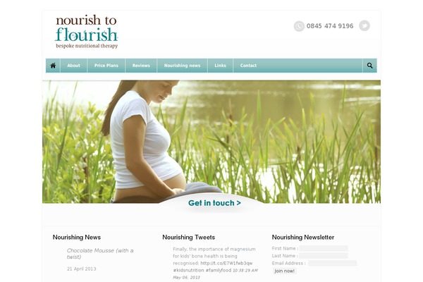 Growing-feature theme site design template sample
