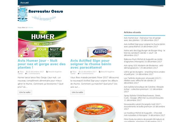 MesoColumn theme site design template sample