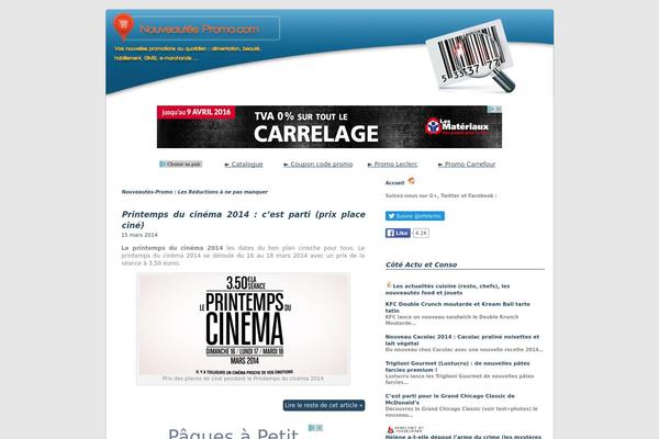 Default theme site design template sample
