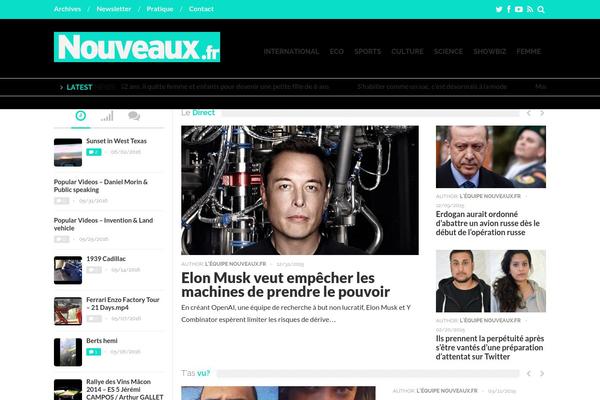 Falcon theme site design template sample