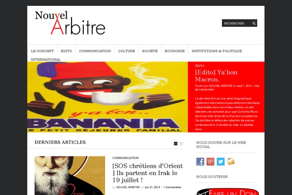 Site using Facebook Like Box plugin