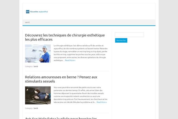 Iconic One theme site design template sample