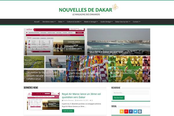 Sahifa theme site design template sample
