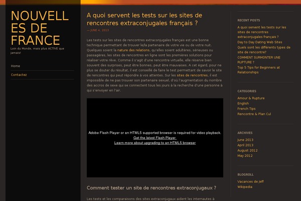 Sunspot theme site design template sample