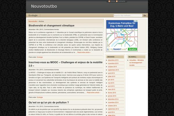 Cover WP theme site design template sample