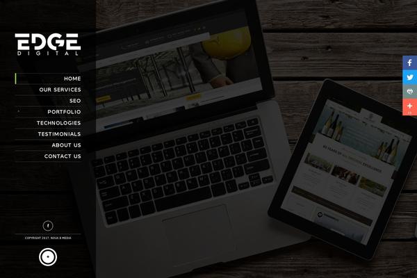 PhotoReactive theme site design template sample