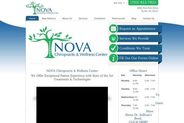 novachirowellness.com site used Design2