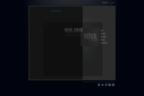 Nova theme site design template sample