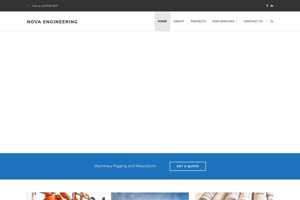 Construct theme site design template sample