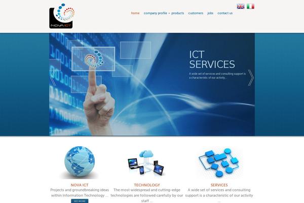 Optima theme site design template sample
