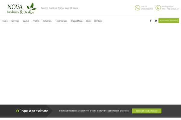 novalandscapedesign.com site used Greenskeeper-child