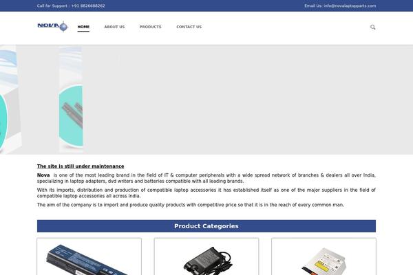 Shadow theme site design template sample