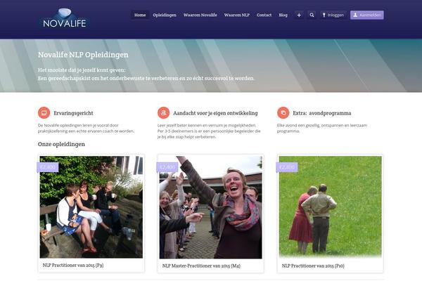 Academy theme site design template sample