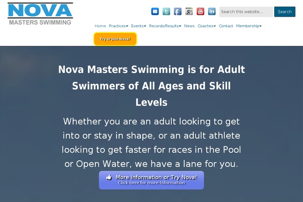 novamasters.com site used Education