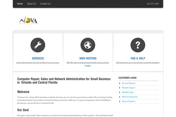 Arctica theme site design template sample
