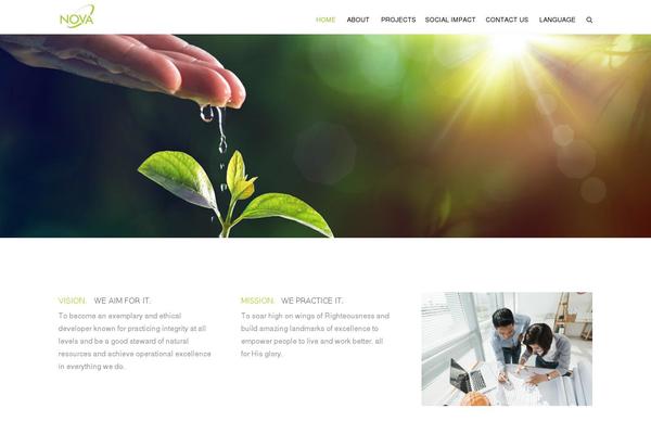 Construction theme site design template sample