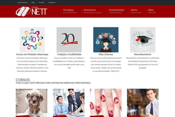 Site using U-course plugin