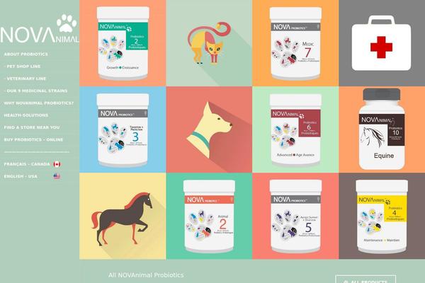 novanimal.com site used Nova-animal-theme