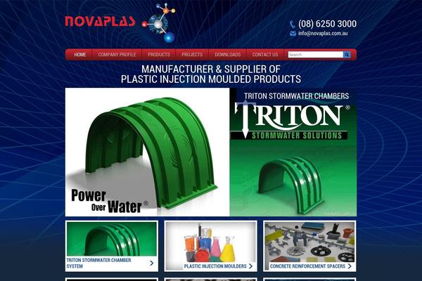 Titan theme site design template sample