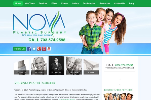 novaplasticsurgery.com site used Pss-theme