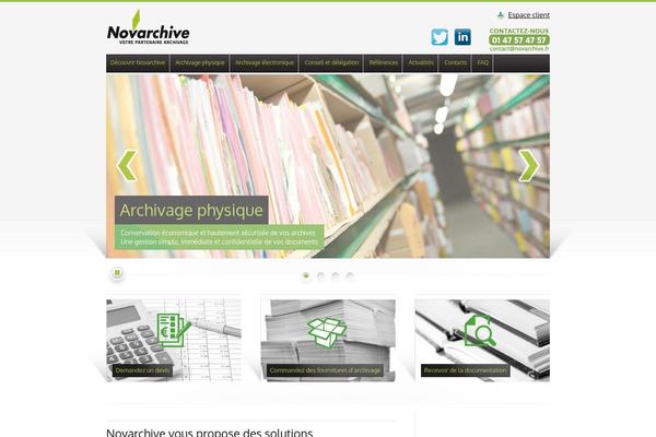 Modulo theme site design template sample