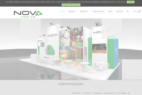 novaresine.com site used Nueva