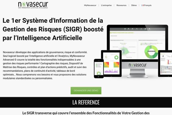 Nouveau theme site design template sample