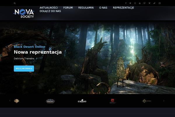 Gauge theme site design template sample