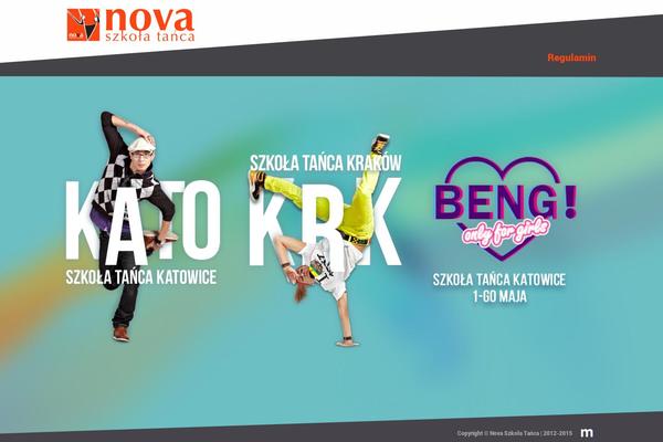 Nova theme site design template sample