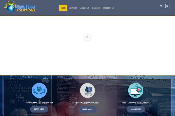 Infinite theme site design template sample